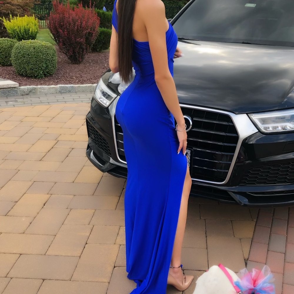 Royal blue dress